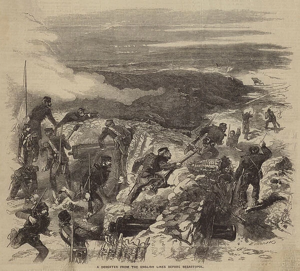 A Deserter from the English Lines before Sebastopol (engraving)