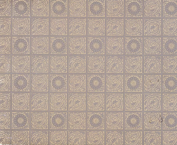 Diaper design for wallpaper, 1883