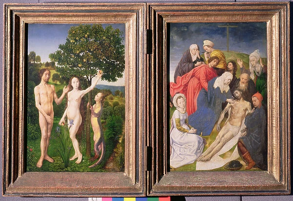 Diptych of The Fall of Man and The Redemption (Lamentation of Christ), after 1479
