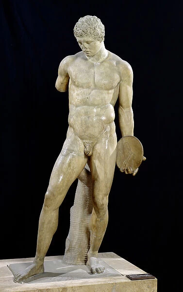 The Discophoros, replica of a classical Greek original (marble)