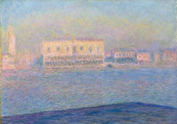 The Doges Palace Seen from San Giorgio Maggiore, 1908 (oil on canvas)