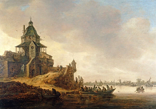 Dordrecht with Rondeel Engelenburg (oil)