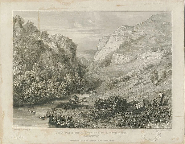 Dovedale - landscape: engraving, nd [c 1823] (print)