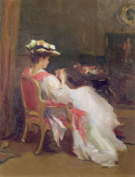 In the Drawing Room, 1906 (oil on canvas)