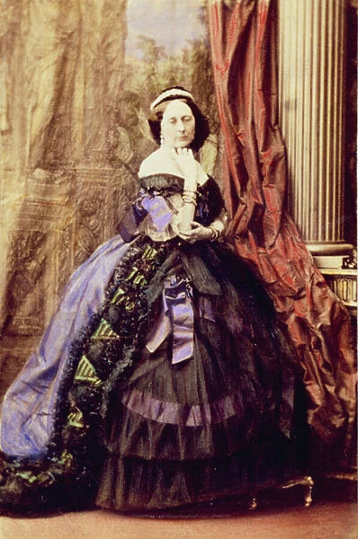The Duchess of Roxburgh (hand-tinted photo)
