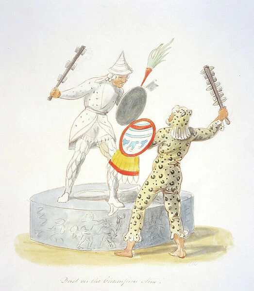 Duel on the Champion Stone, c. 1843-50 (watercolour)
