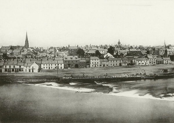 Dumfries from South (b  /  w photo)