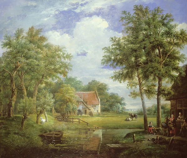 Dutch Farm Scene