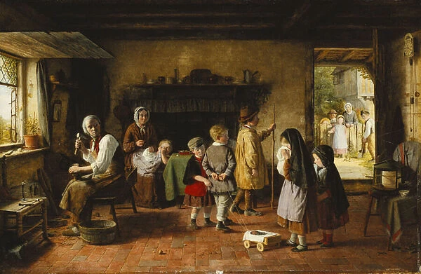 Early Sorrow, 1861 (oil on canvas)