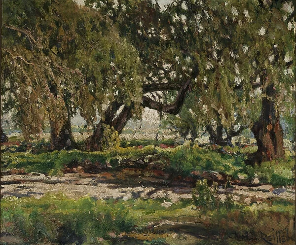 Edge of the Oak Grove, 1935 (oil on canvas)