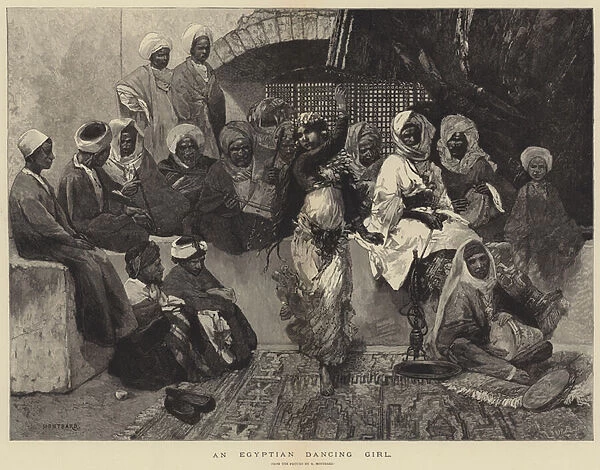An Egyptian Dancing Girl (engraving)