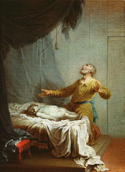 Elijah, on his Knees, Invoking the Lord to Resurrect the Son of the Shunamite Widow