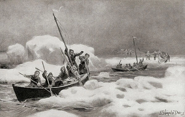 Elisha Kent Kane, leader of The Second Grinnell Expedition of 1853, in search of Captain Sir John Franklin's lost expedition in the Arctic Regions. Elisha Kent Kane, 1820 - 1857