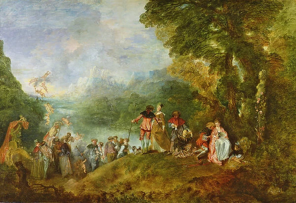 Embarkation for Cythera, 1717 (oil on canvas) (for detail see 65335)