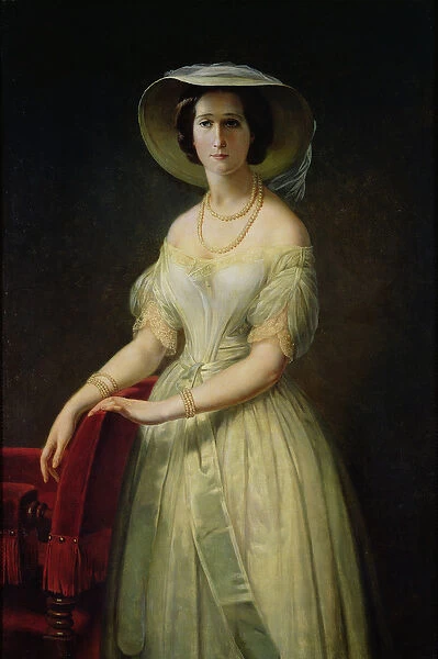 Empress Eugenie (1826-1920) c. 1853 (oil on canvas)