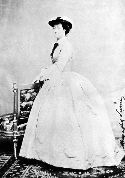Empress Eugenie, c. 1860 (b  /  w photo)