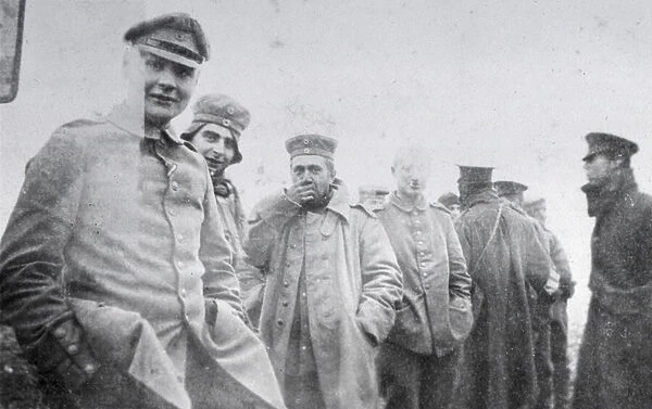Some of Our Enemies, The Christmas Day Truce of 1914 (b  /  w photo)