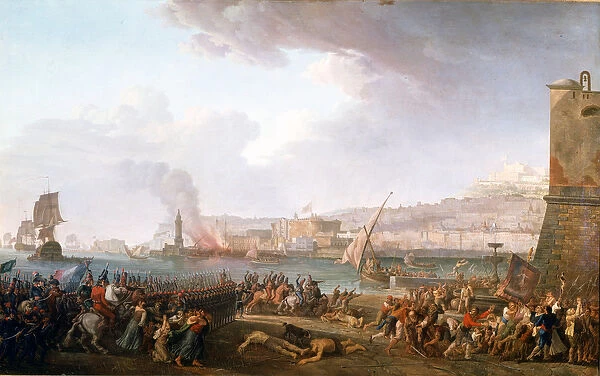 Entry of the French army commanded by General Championet in Naples, 21  /  01  /  1799
