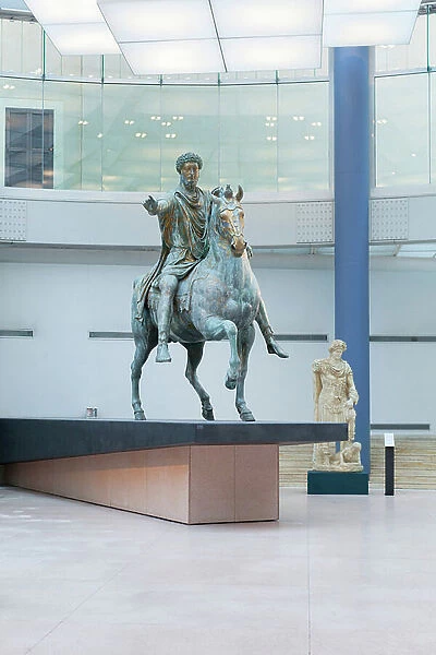 Equestrian statue of Marcus Aurelius, 175 AD (bronze)