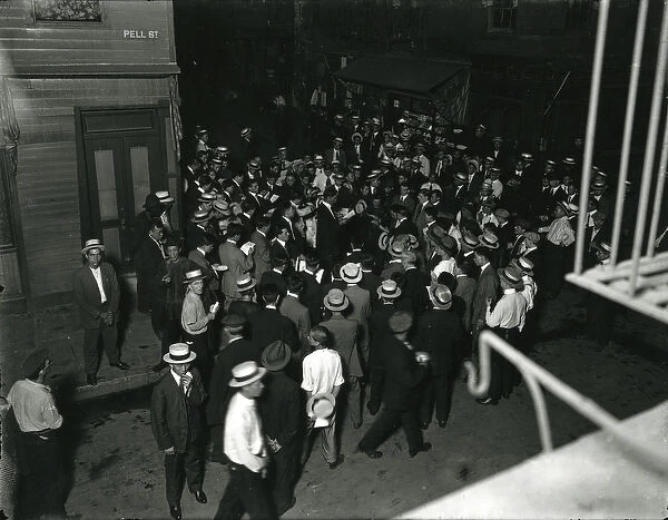Evangelist Committee at Pell Street, August 6, 1916 (b  /  w photo)