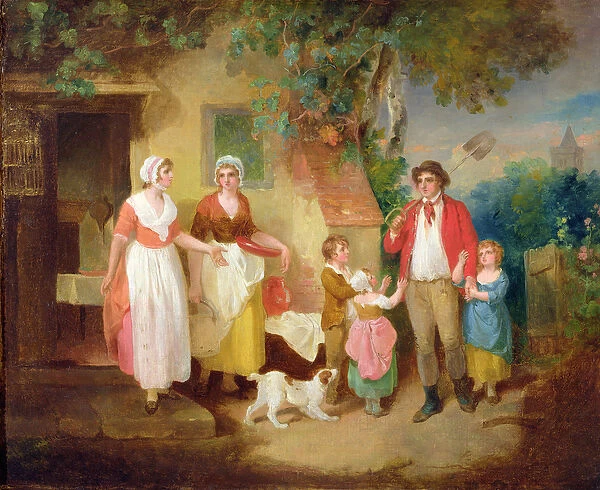 Evening, 1799 (oil on canvas)