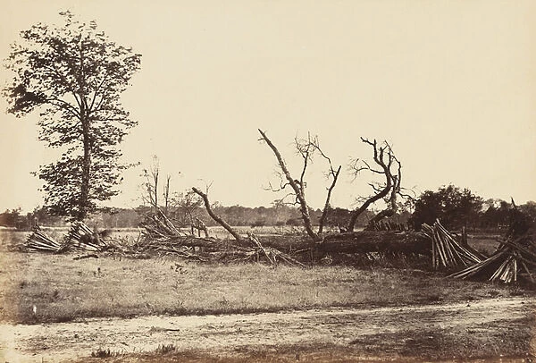 Extreme Line of Confederate Works, Cold Harbor. April 1865
