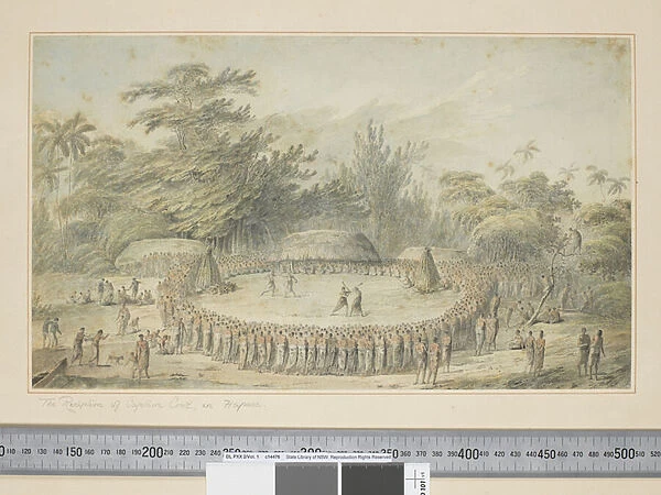 F. 4 The Reception of Captain Cook in Hapaee, c. 1773-84 (w  /  c & print engravings)