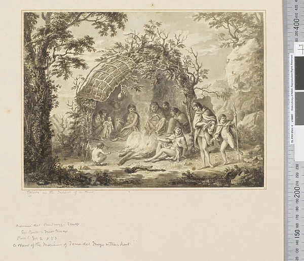 F.43 Natives in the Interior of a Hut, c.1783-84 (w c)