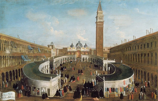 Fair in St. Marks Square (oil on canvas)