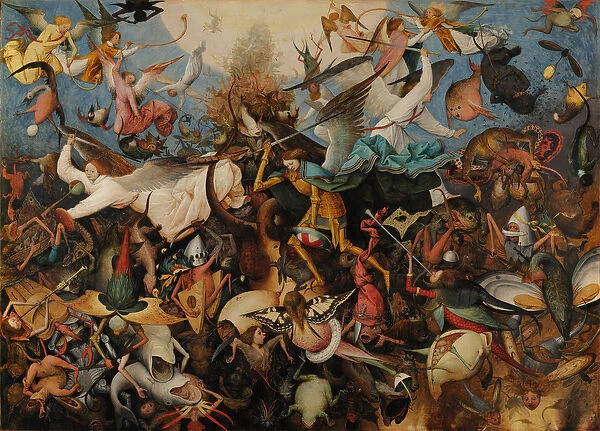 The Fall of the Rebel Angels, 1562 (oil on panel)