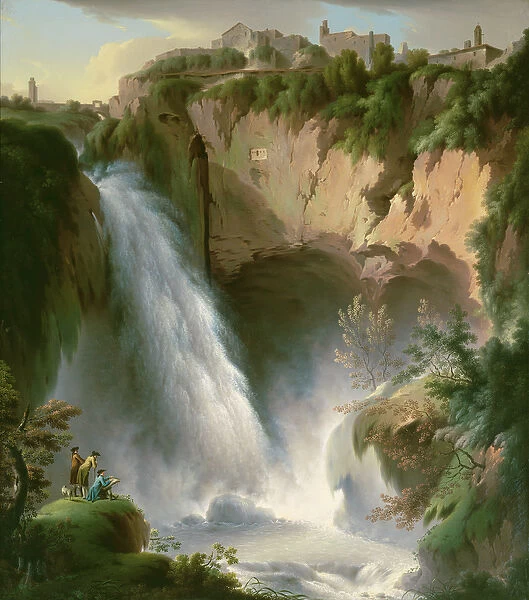 The Falls of Tivoli (oil on canvas)