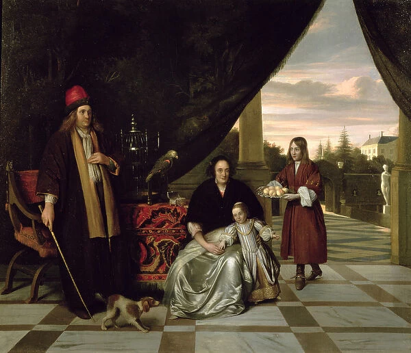 Family Portrait on a Terrace, 1667