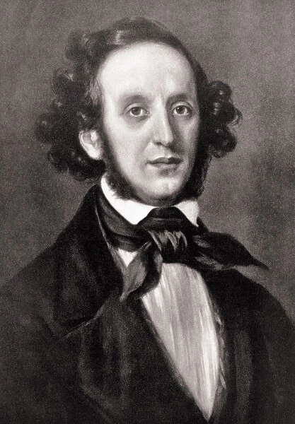 Felix Mendelssohn (litho)
