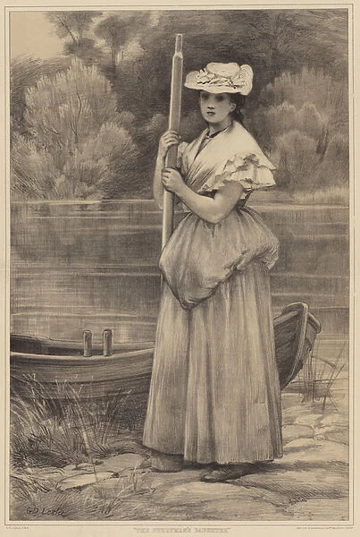 The Ferrymans Daughter (litho)