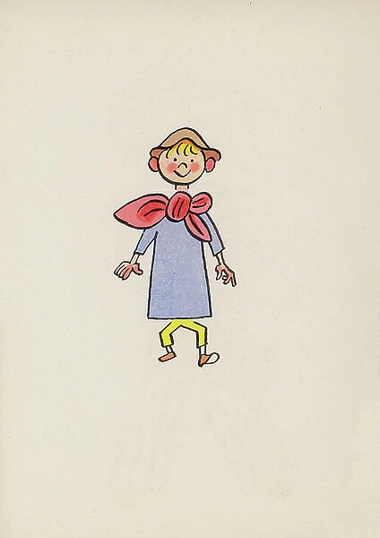 Figures from Children's Books: Tom Thumb (colour litho)
