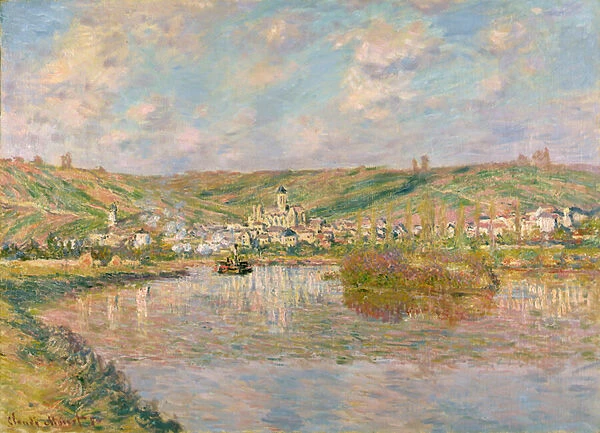 Fin d apres midi, Vetheuil, 1880 (oil on canvas)