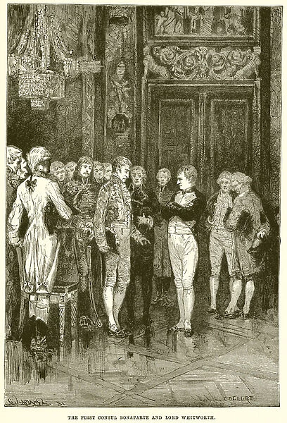 The First Consul Bonaparte and Lord Whitworth (engraving)