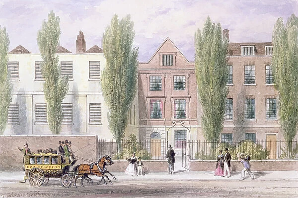 Fishers House, Lower Street, Islington, 1838 (w  /  c on paper)
