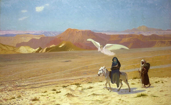 The Flight into Egypt (oil on canvas)