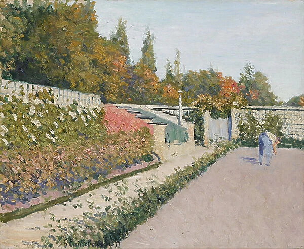 The Florist Garden, Yerres, 1877 (oil on canvas)