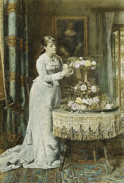 Flower Arrangement, 1878 (watercolour)