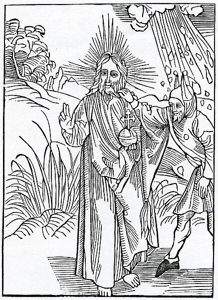 Of folys that despyse God, illustration from Alexander Barclays English translation