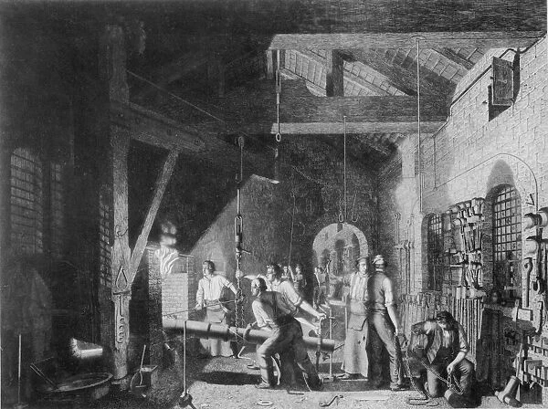 The Forge, 1859 (engraving)