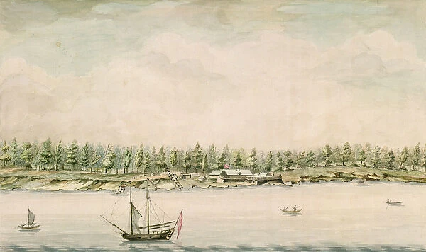 Fort Erie, late eighteenth century (w  /  c on paper)