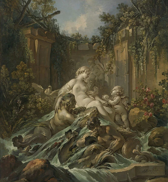 Fountain of Venus, 1756 (oil on canvas)
