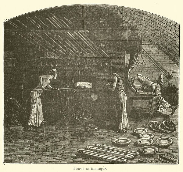 Fournil de boulanger (engraving)