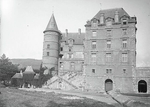 France, Rhone-Alpes, Isere (38), Vizille: Historic Chateau or during the French Revolution the General States were convened, 1900