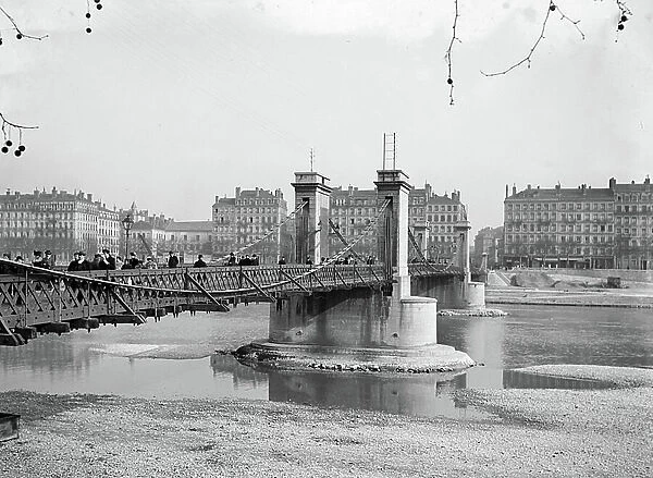 France, Rhone-Alpes, Rhone (69), Lyon: old Lyon, gateway to the University on the Rhone, 1900