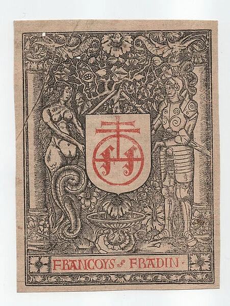 Francois Fradin, 1535 (two-color print)