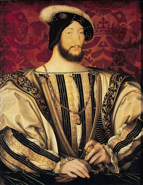 Francois I (1494-1547) (oil on panel)